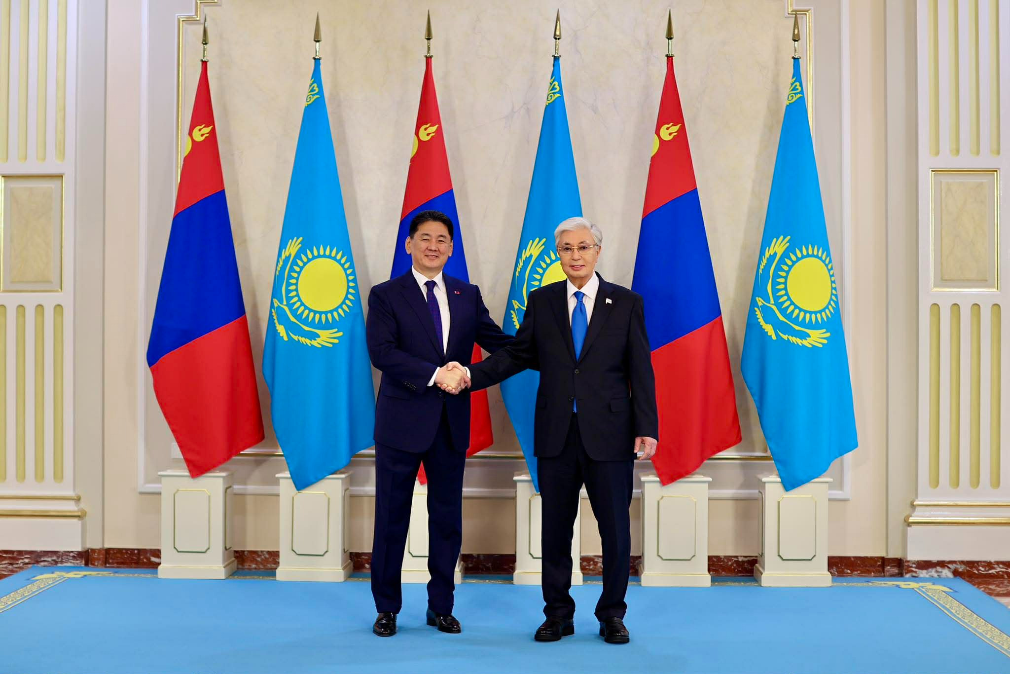 Монгол, Казахстаны харилцаа, хамтын ажиллагааны баримт бичгүүдэд гарын үсэг зурлаа